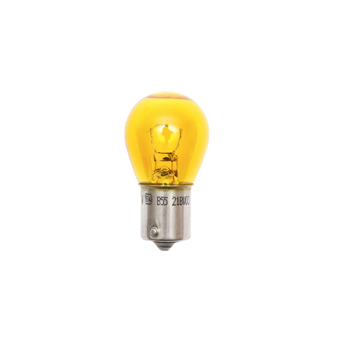 SF BA15 12V 21W bulb - yellow